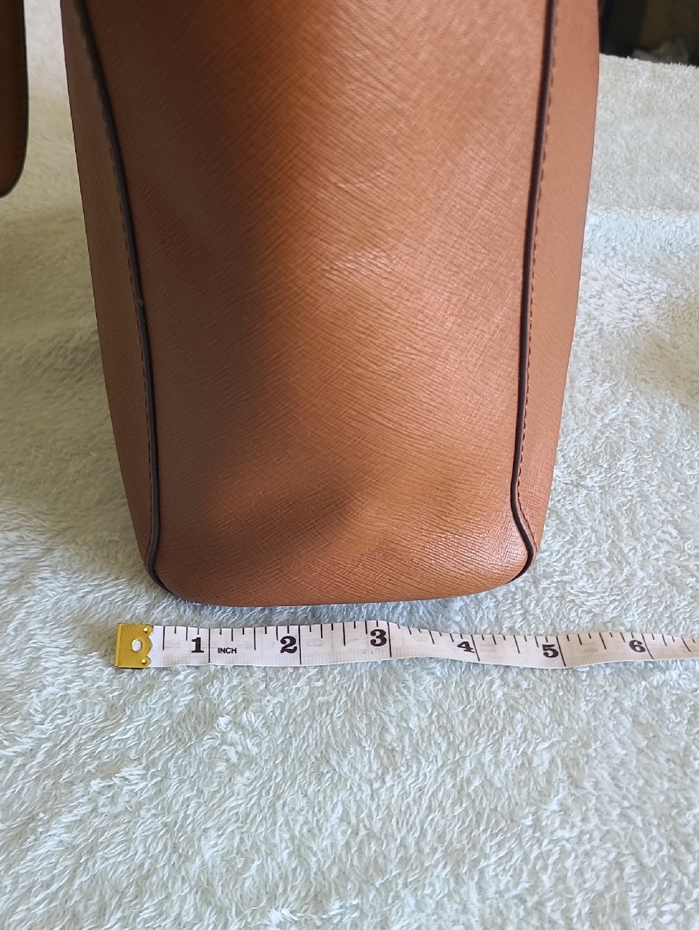 Michael Kors Brown Saffiano Leather Tote - Picture 11 of 15